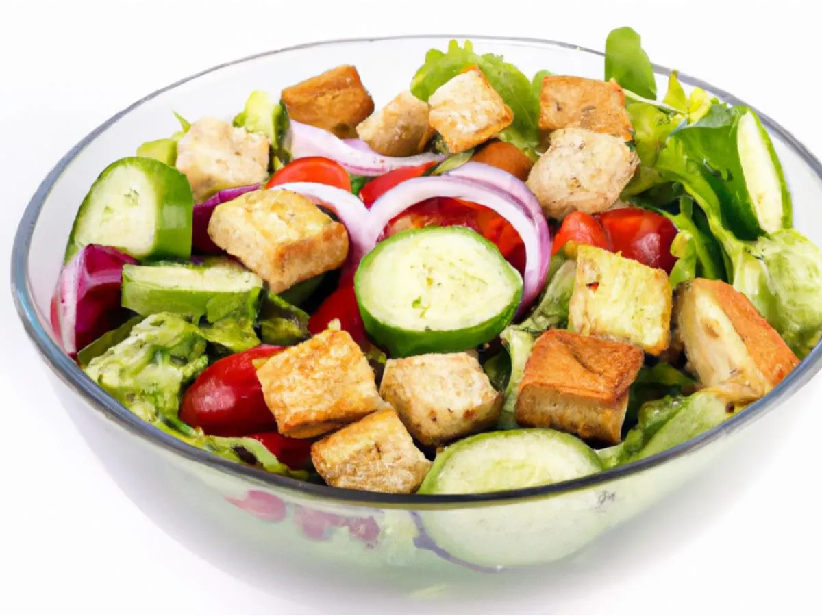 Tofu House Mixed Greens Side Salad with Sherry Vinaigrette
