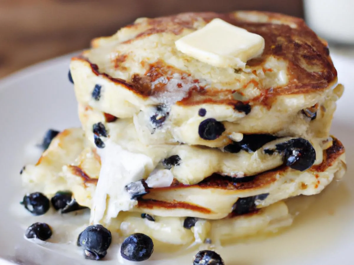 Blueberry Buttermilk Pancakes Blueberry Buttermilk Pancakes