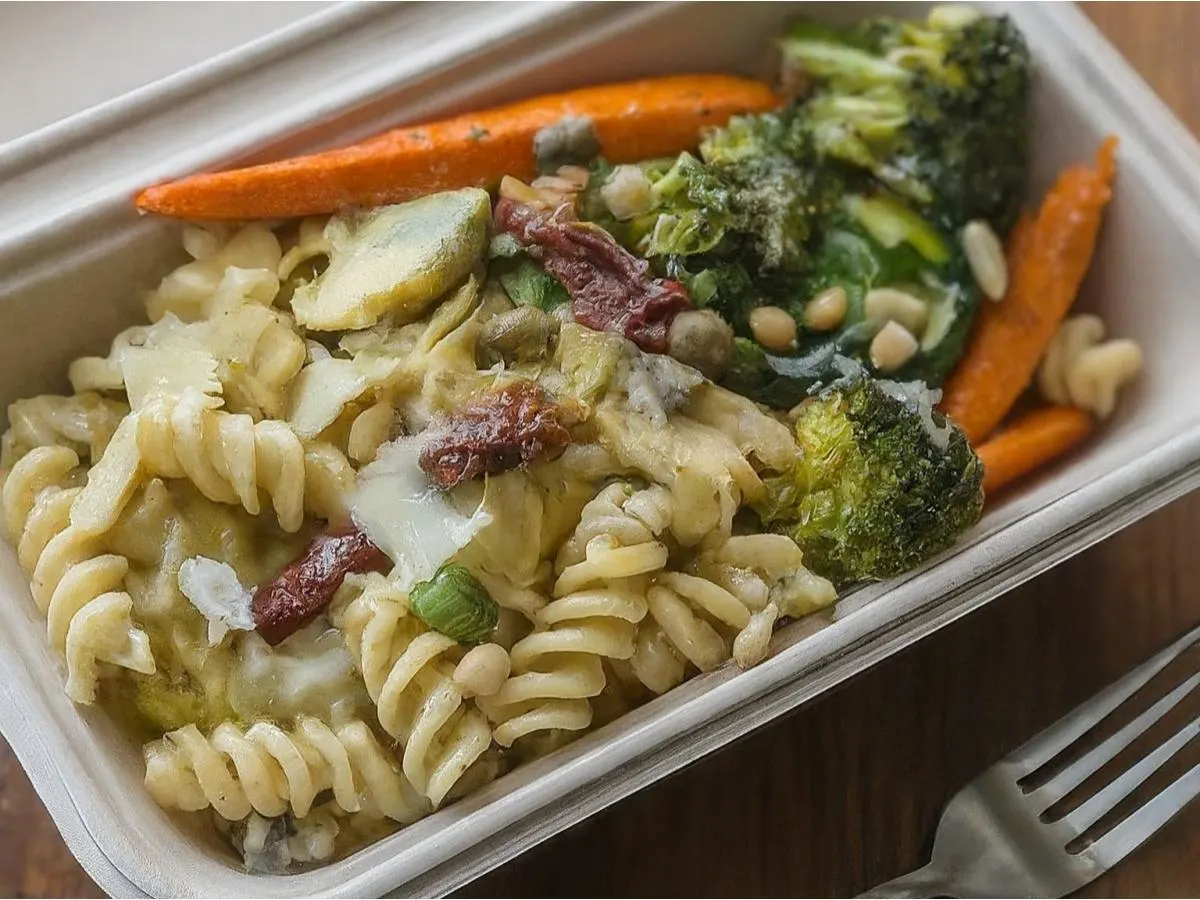 Dairy-free Fusilli Pasta Romano with Sautéed Garlic Broccoli Dairy-free Fusilli Pasta Romano with Sautéed Garlic Broccoli
