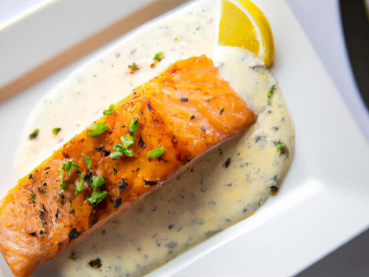 Seared Salmon with Orange Beurre Blanc Seared Salmon with Orange Beurre Blanc