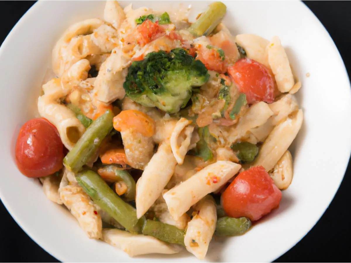 Chicken Pasta Primavera (Dairy Free) Chicken Pasta Primavera (Dairy Free)