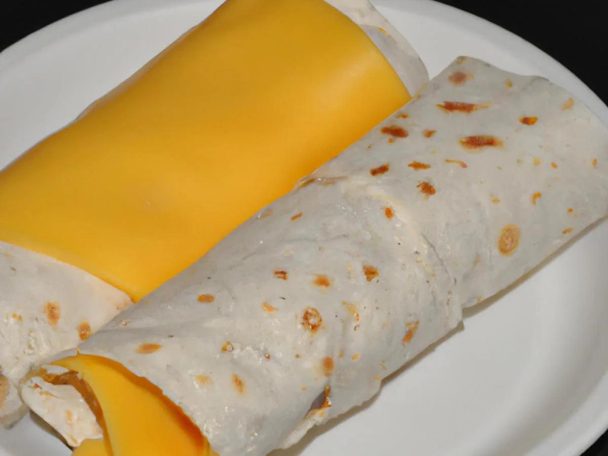 NY Style Egg Wrap w/ Cheddar Cheese NY Style Egg Wrap w/ Cheddar Cheese