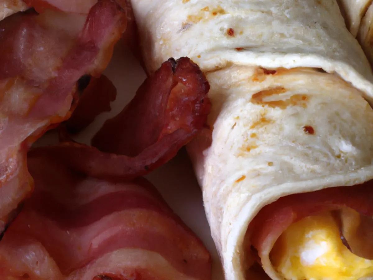 NY Style Egg Wrap w/ Bacon NY Style Egg Wrap w/ Bacon