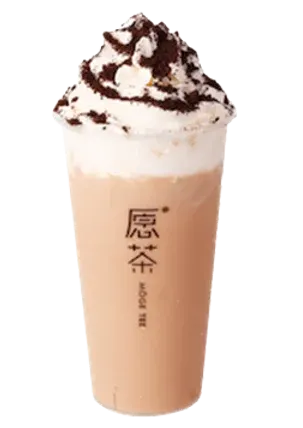 25% Sweetness Oreo Almond Milk Tea [24 oz]