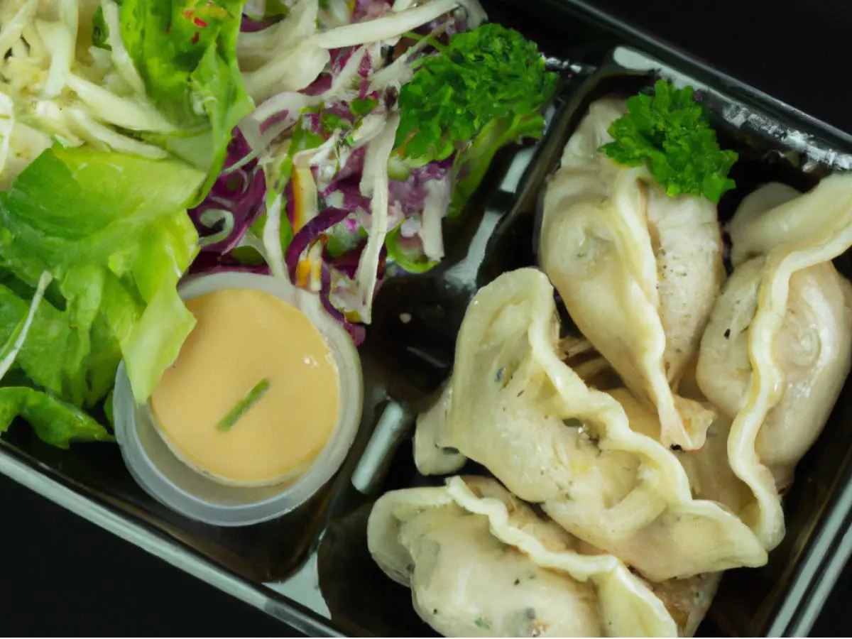 Chicken Dumplings Bento Box Chicken Dumplings Bento Box
