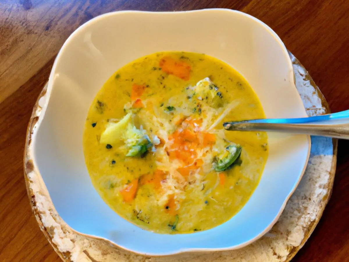 Large Broccoli Cheddar Soup Large Broccoli Cheddar Soup