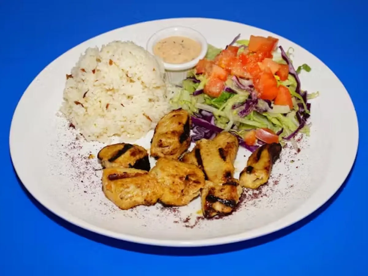 Chicken Shish Kebab Plate Chicken Shish Kebab Plate