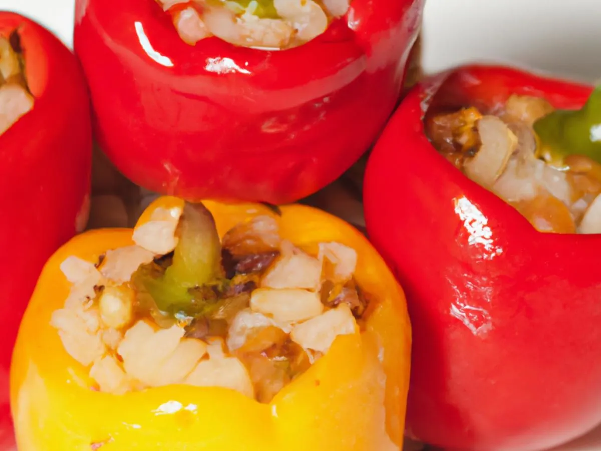 Mini Rice Stuffed Peppers Mini Rice Stuffed Peppers