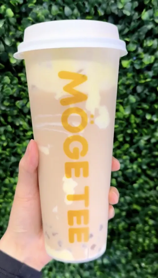 50% Sweetness Creme Brulee Oat Milk Tea [16 oz]