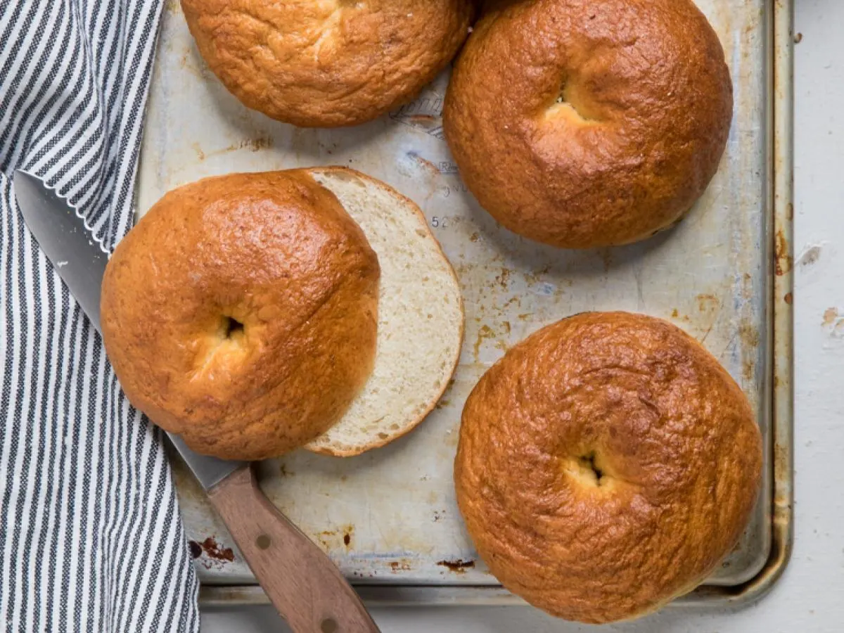 Vegan Plain Bagels Vegan Plain Bagels