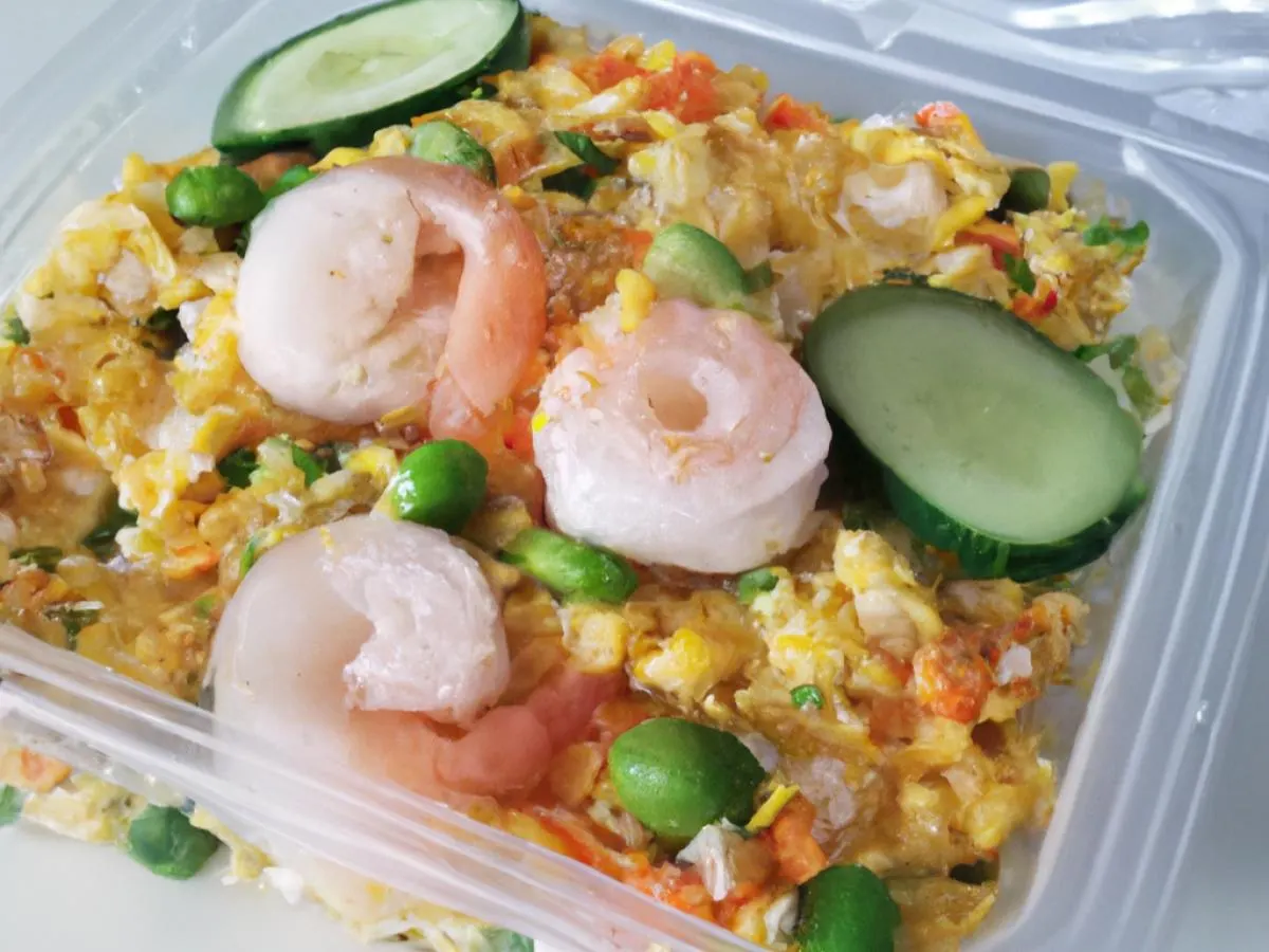 Shrimp Thai Style Fried Rice Box Shrimp Thai Style Fried Rice Box