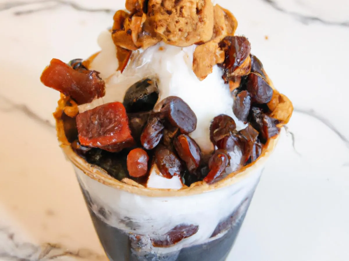 Red Soy Bean Shaved Ice Red Soy Bean Shaved Ice