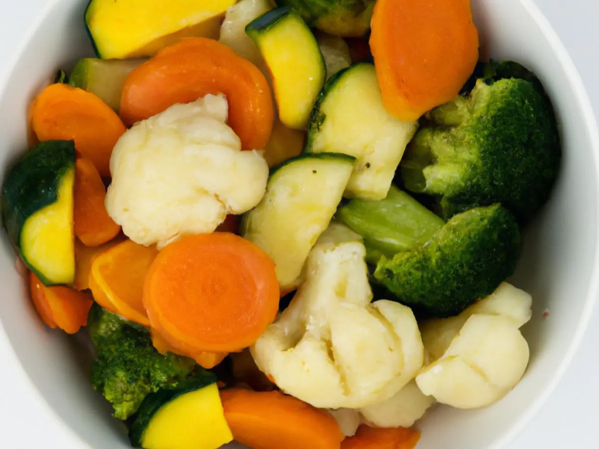 Steamed Seasonal Vegetables