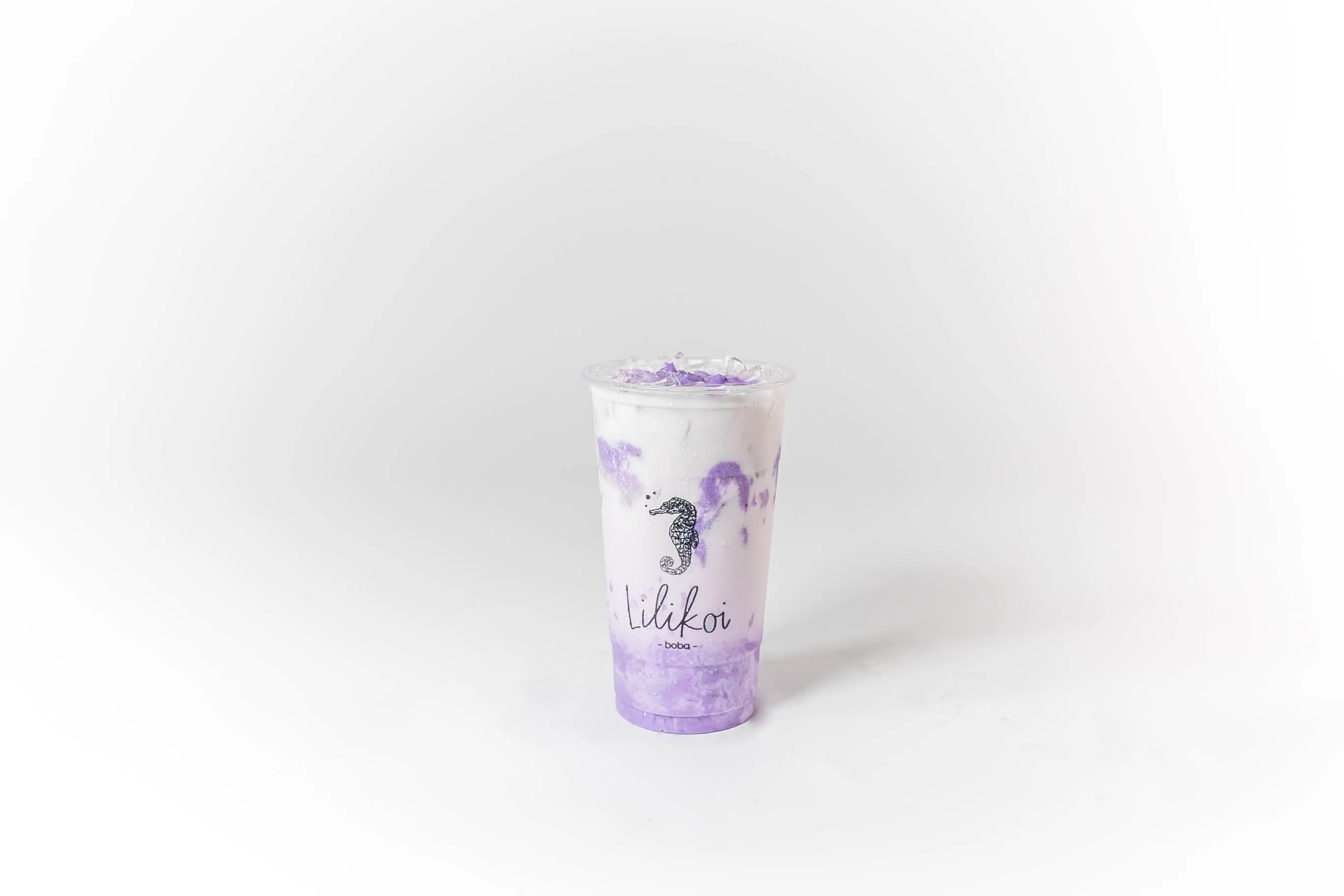 Dairy Free Ube Taro Latte [50% Sweet]