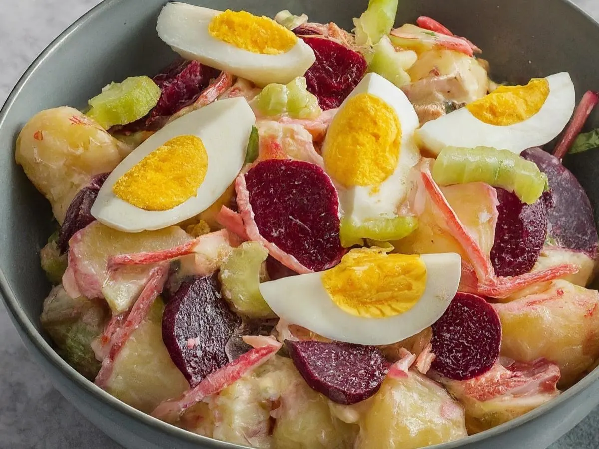 Individual Salvadoran Potato Salad Individual Salvadoran Potato Salad
