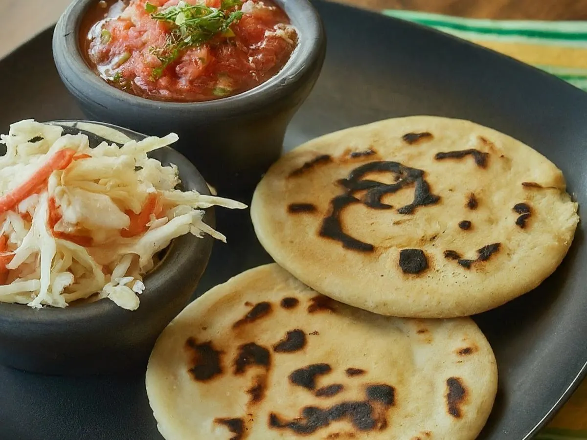 Chorizo and Cheese Pupusa Plate Chorizo and Cheese Pupusa Plate