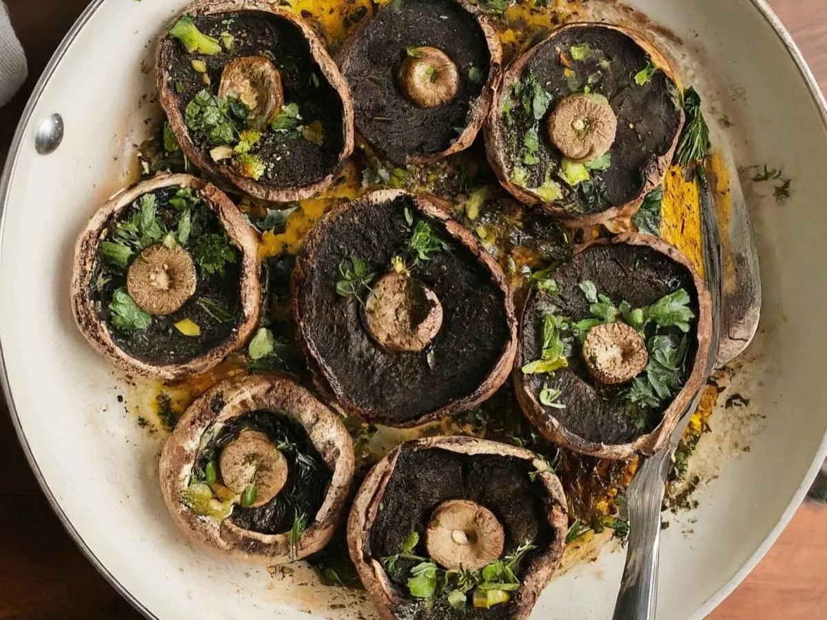 Herb Roasted Portobello Mushrooms (Allergen Free)