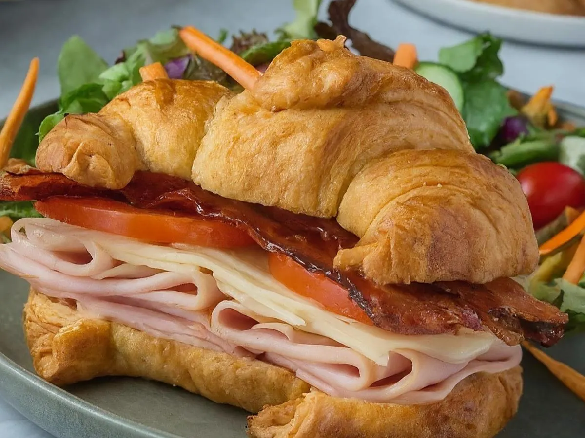 Loaded Croissant Club Sandwich