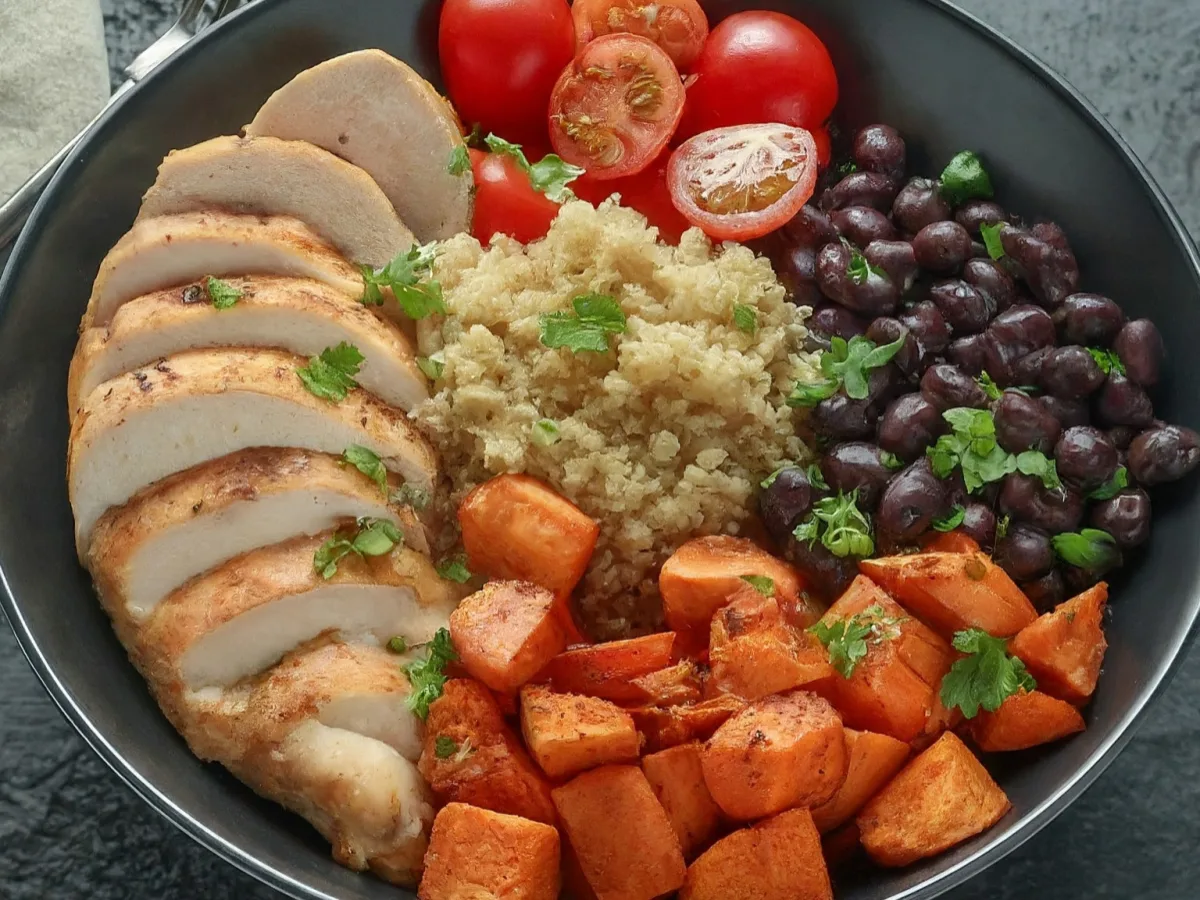 Dairy Free Chicken Quinoa Bowl