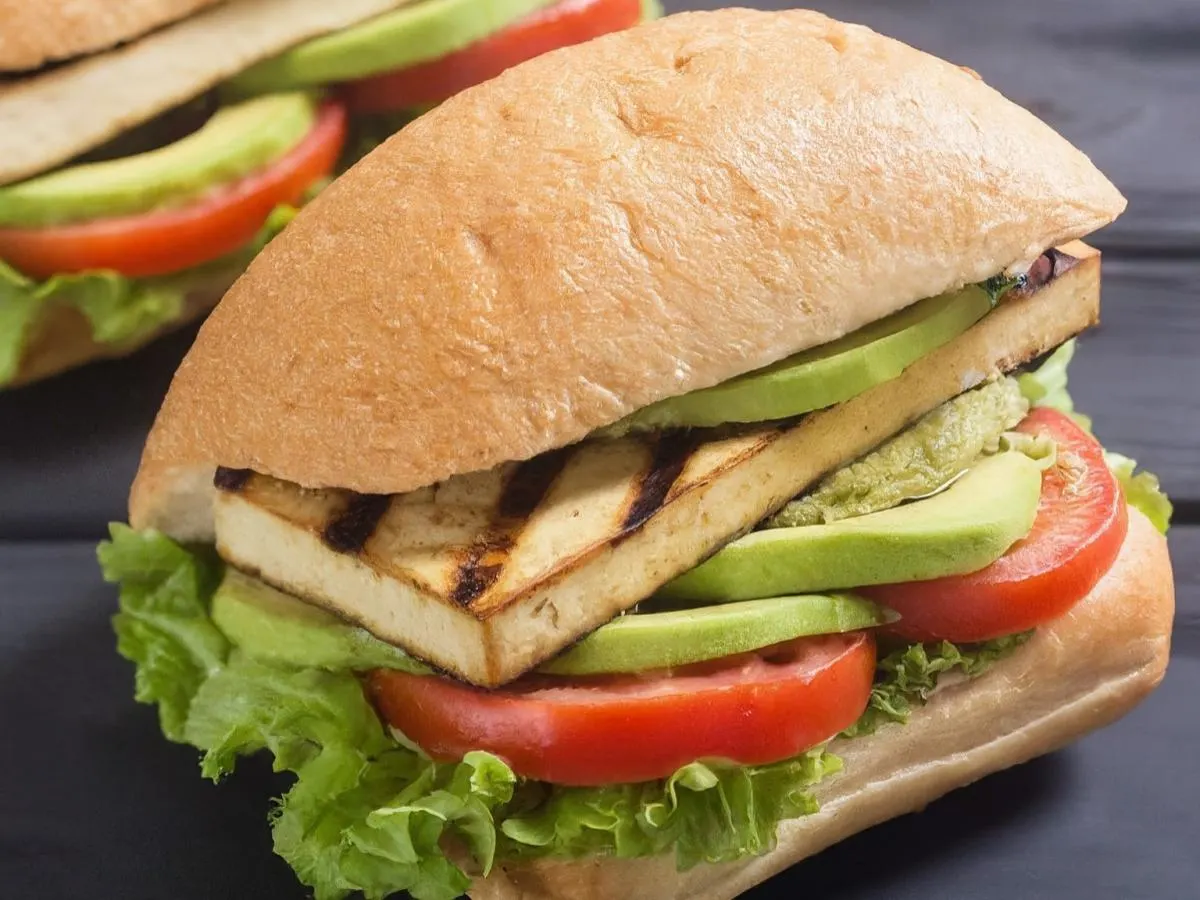 Grilled Tofu Sandwich Grilled Tofu Sandwich