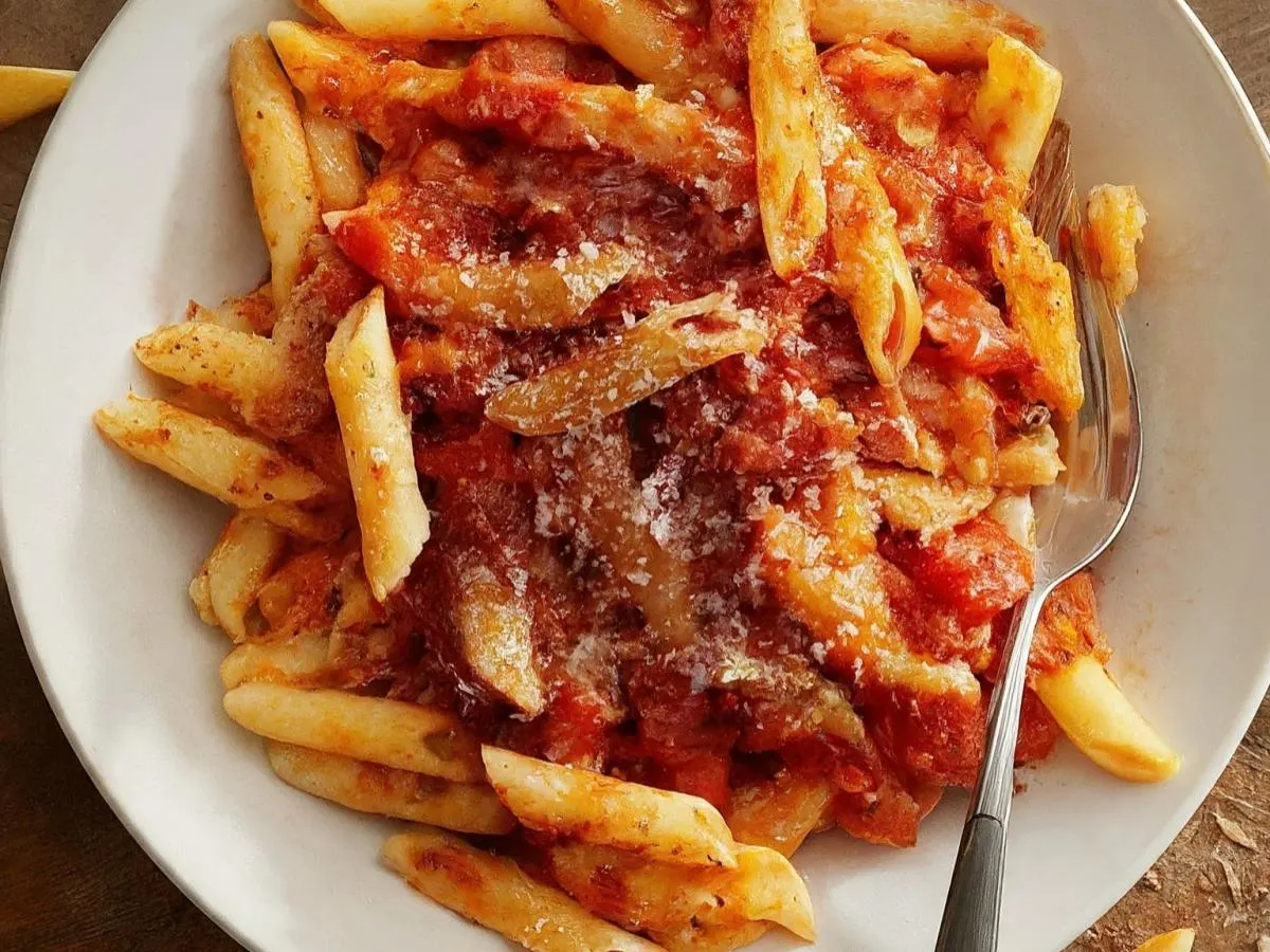 Penne Pasta With Marinara Sauce Penne Pasta With Marinara Sauce