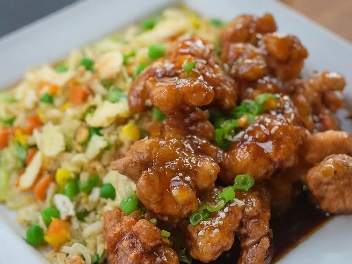 Chicken Manchurian & Veggie Fried Rice Chicken Manchurian & Veggie Fried Rice