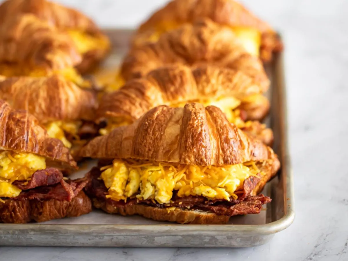 Bacon, Egg and Cheese Croissant Bacon, Egg and Cheese Croissant
