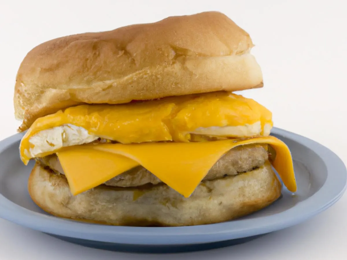 Gluten Free Turkey Sausage, Eggs and Cheese Sandwich Gluten Free Turkey Sausage, Eggs and Cheese Sandwich