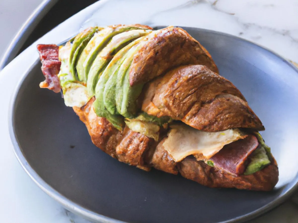 Avocado Bacon Croissant Avocado Bacon Croissant