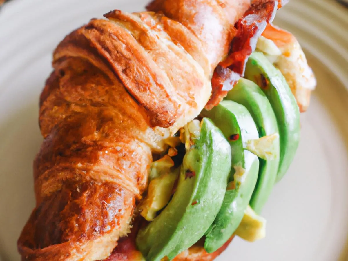 Avocado Turkey Bacon Croissant Avocado Turkey Bacon Croissant