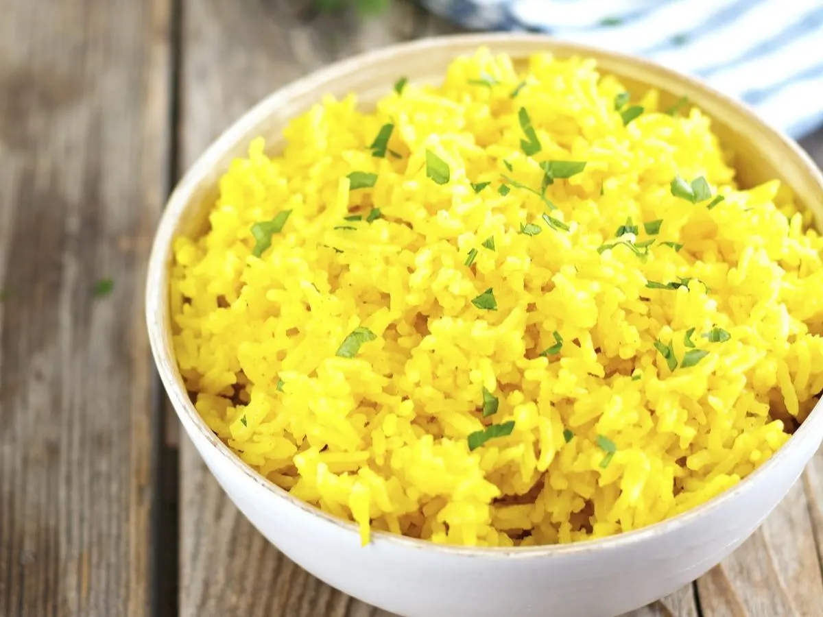 Yellow Turmeric Rice Yellow Turmeric Rice