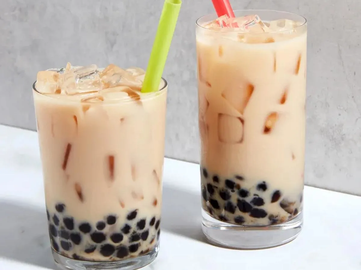 Lychee Bubble Tea Lychee Bubble Tea