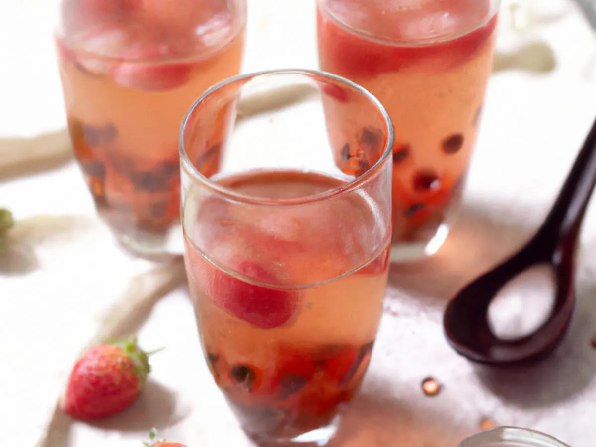 Strawberry Bubble Tea Strawberry Bubble Tea