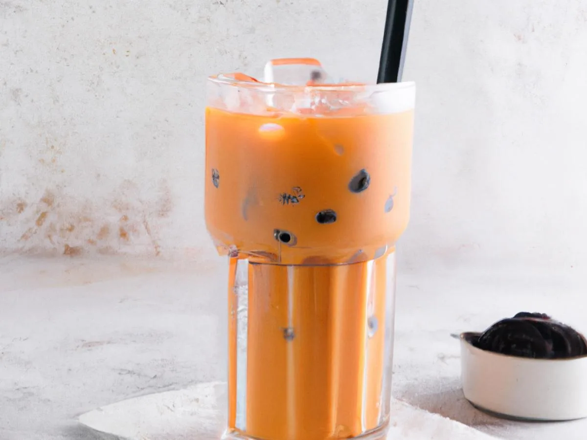 Thai Iced Tea with Boba Thai Iced Tea with Boba