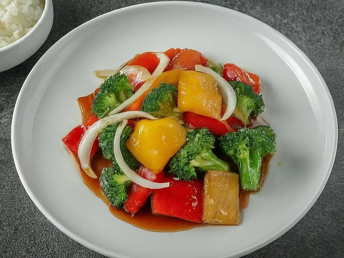 Vegan Teriyaki Mixed Vegetables