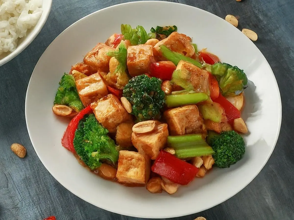 Vegan Kung Pao Tofu