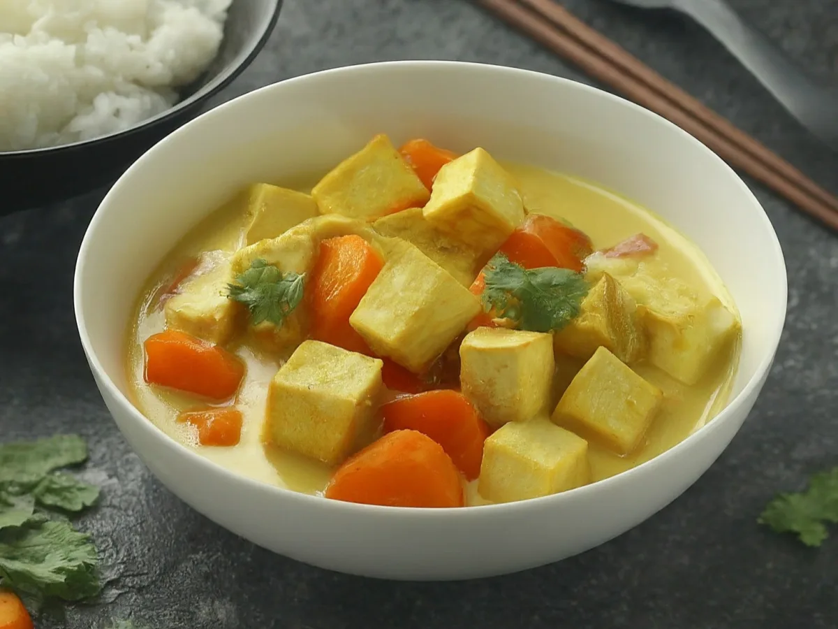 Vegan Yellow Curry Tofu