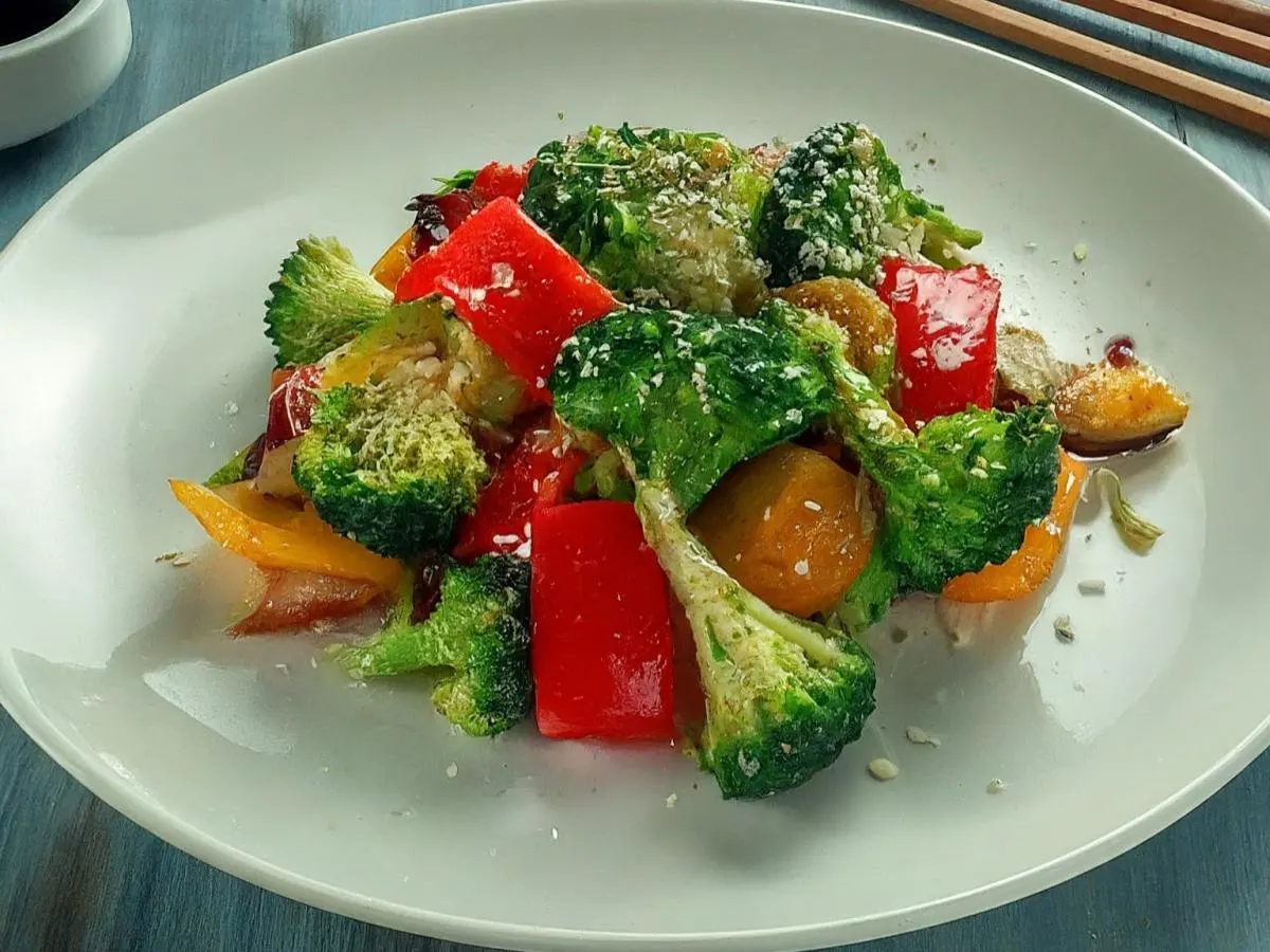 Vegan Sesame Mixed Vegetables