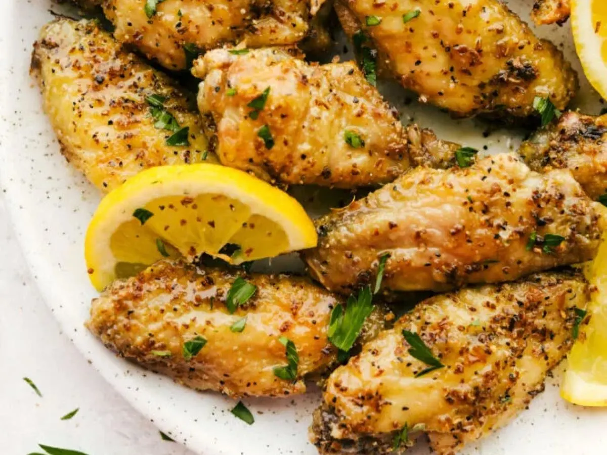 Lemon Pepper Chicken Wings Lemon Pepper Chicken Wings