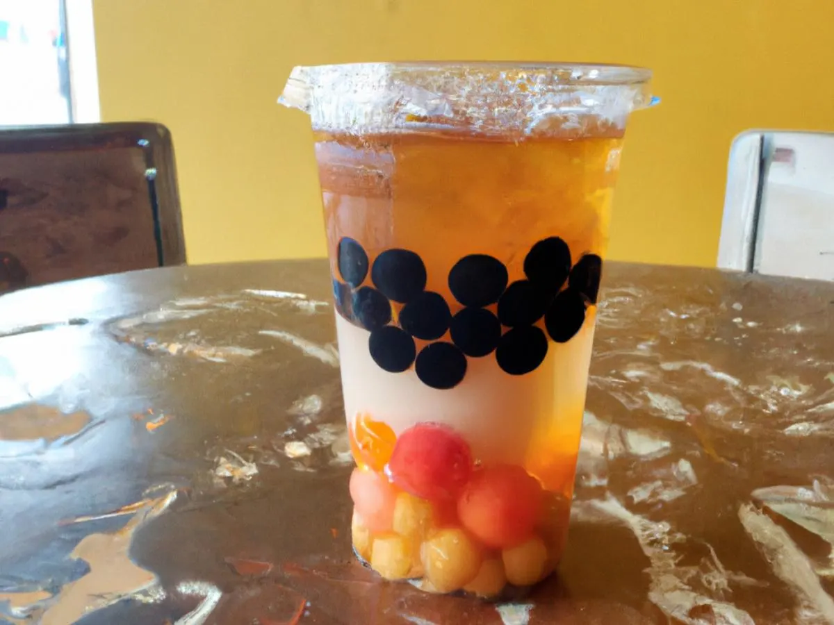 Assam Black Tea Plg with Boba [Unsweetened]