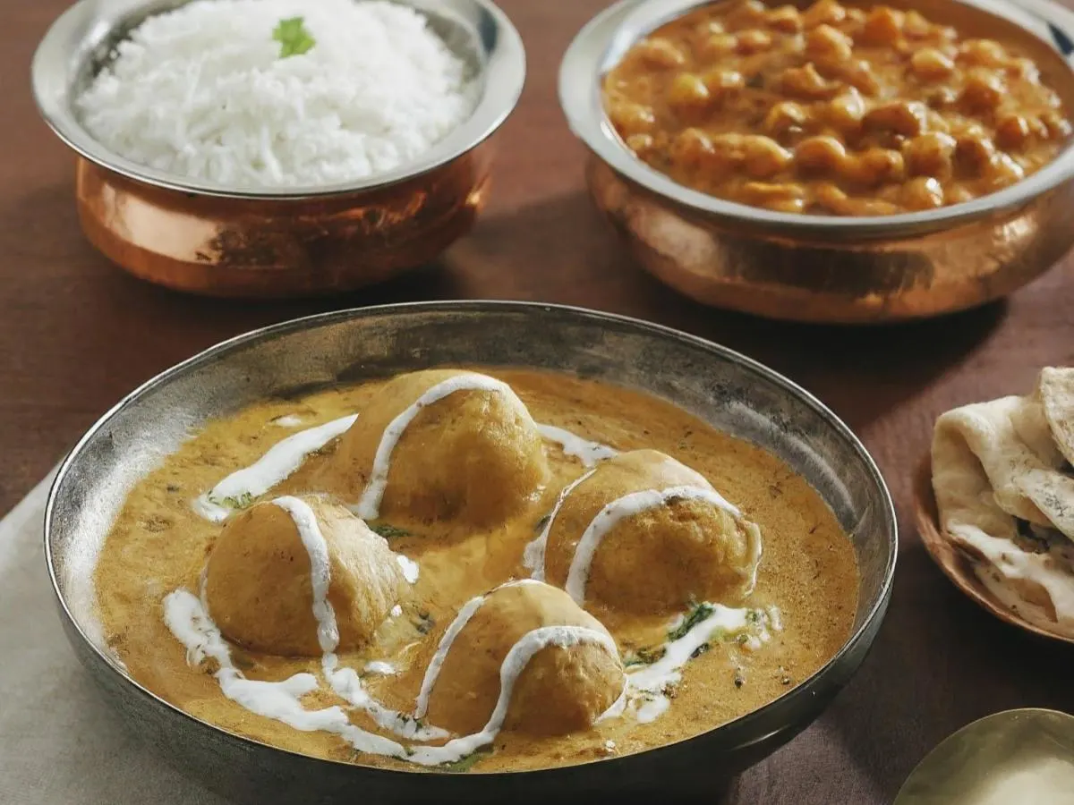 Malai Kofta, White Rice & Channa Masala [16oz]