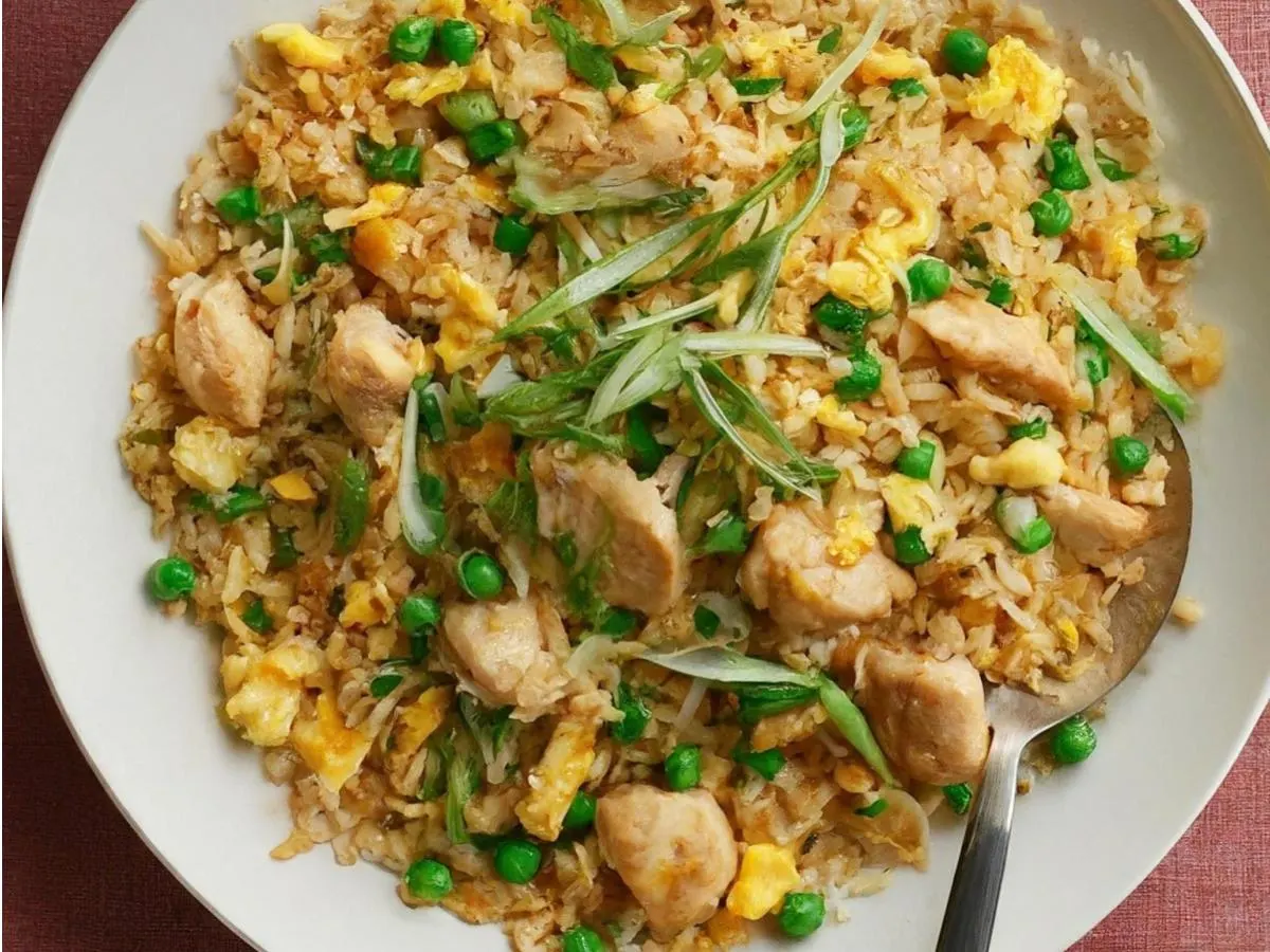 Coconut Fried Rice with Chicken Coconut Fried Rice with Chicken