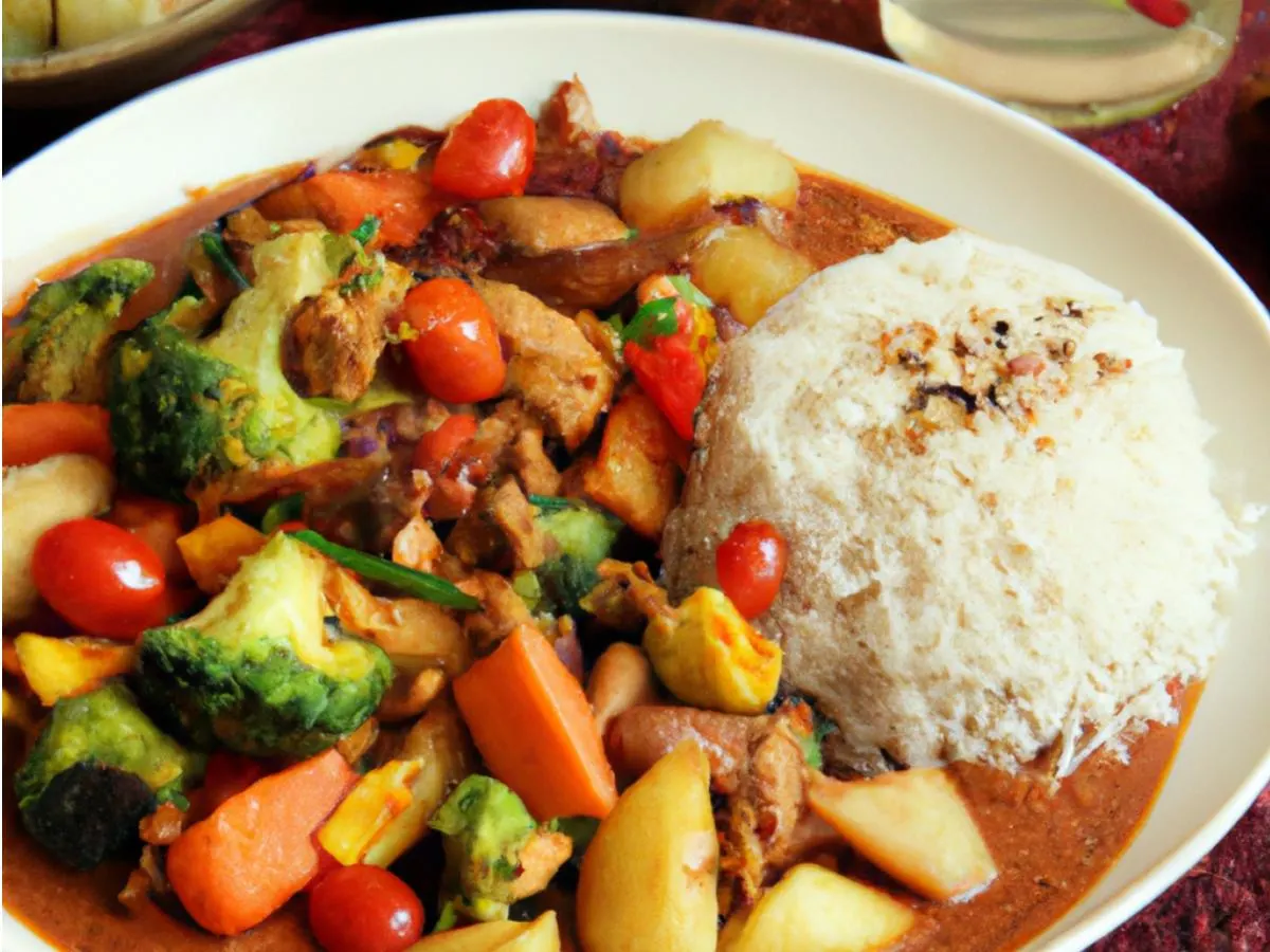 Vegetable Massaman Curry Vegetable Massaman Curry