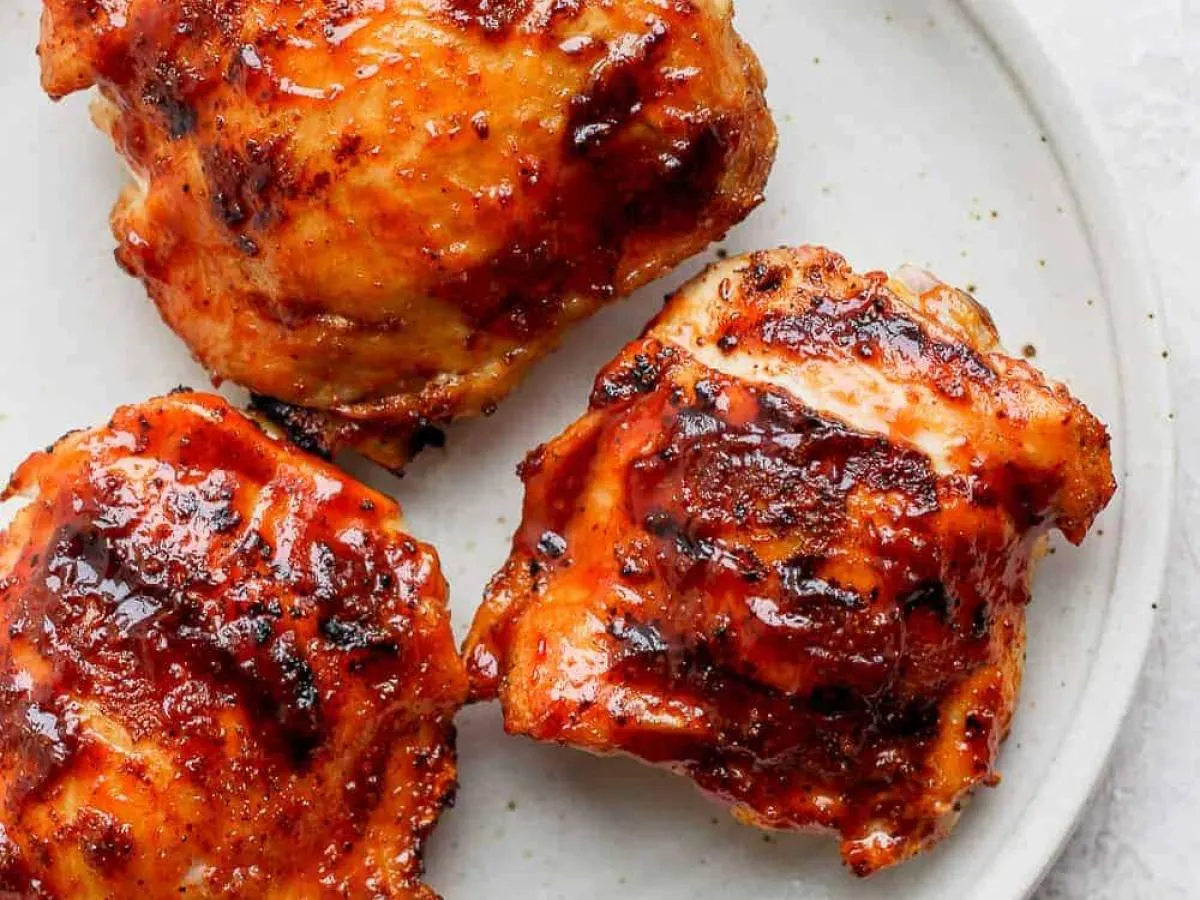 Grilled Chicken Thigh with Pan Jus Grilled Chicken Thigh with Pan Jus