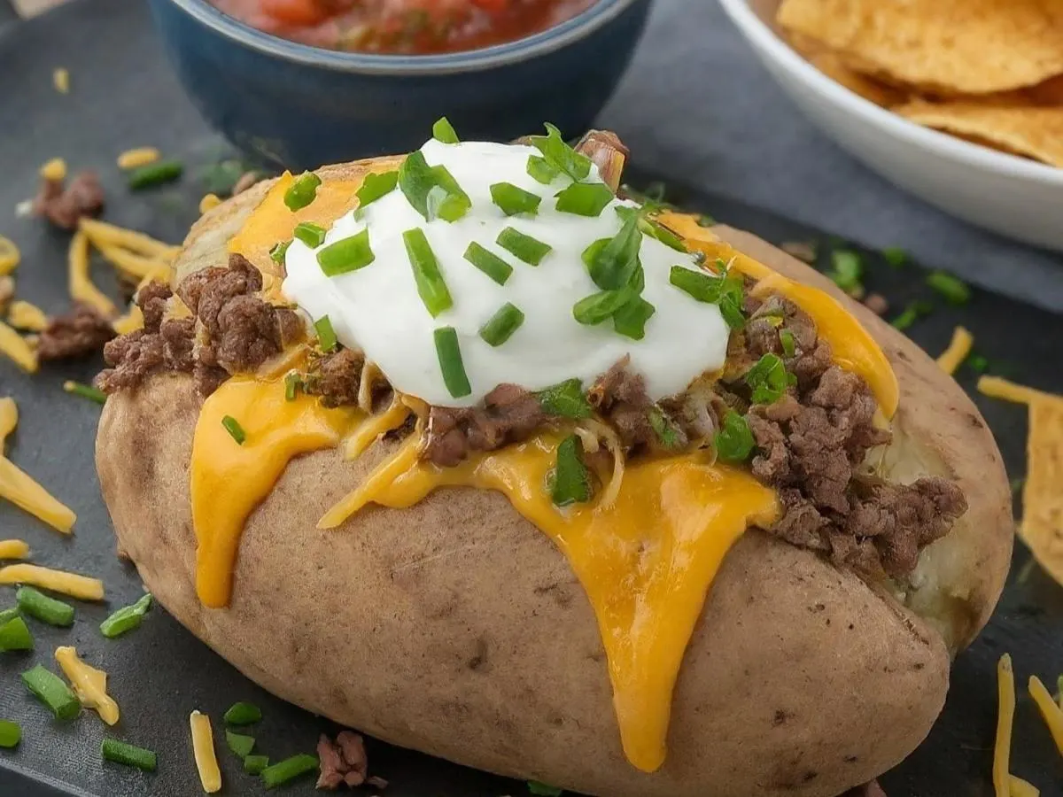 Baked Potato with Beef Baked Potato with Beef