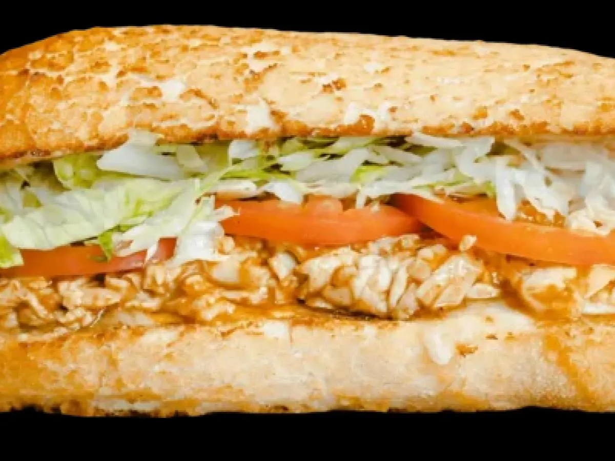 Menage a Trois Sandwich on Dutch Crunch {NO TOMATO} With Fruit Salad Menage a Trois Sandwich on Dutch Crunch {NO TOMATO} With Fruit Salad