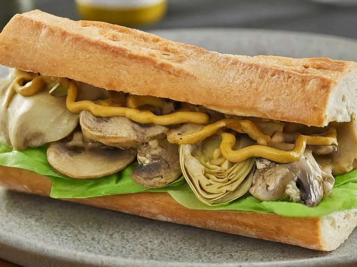Vegan Sandwich w/ GF Bread, Mustard (NO SAUCE,NO CHEESE,NO TOMATO), Fruit Salad Vegan Sandwich w/ GF Bread, Mustard (NO SAUCE,NO CHEESE,NO TOMATO), Fruit Salad