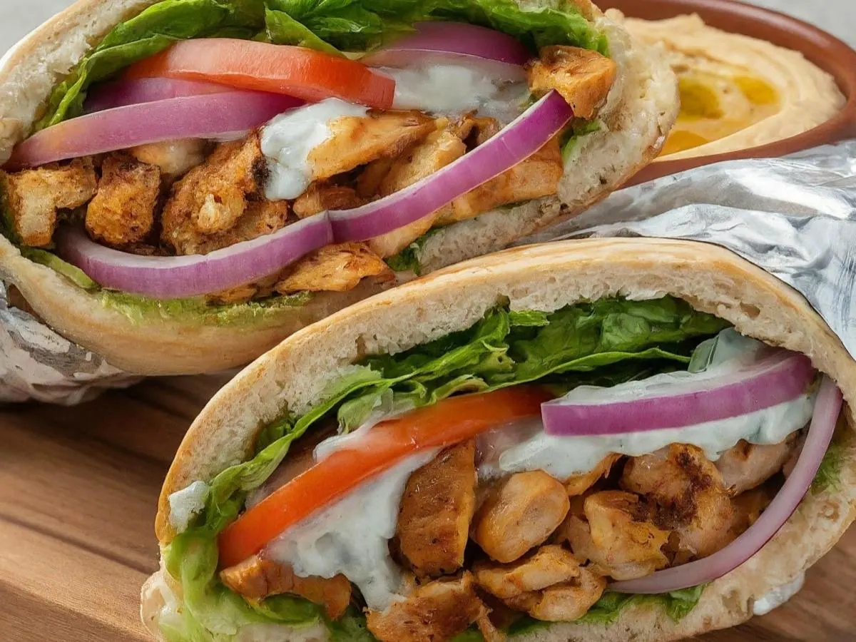Chicken Shawarma Gyro Plate Chicken Shawarma Gyro Plate