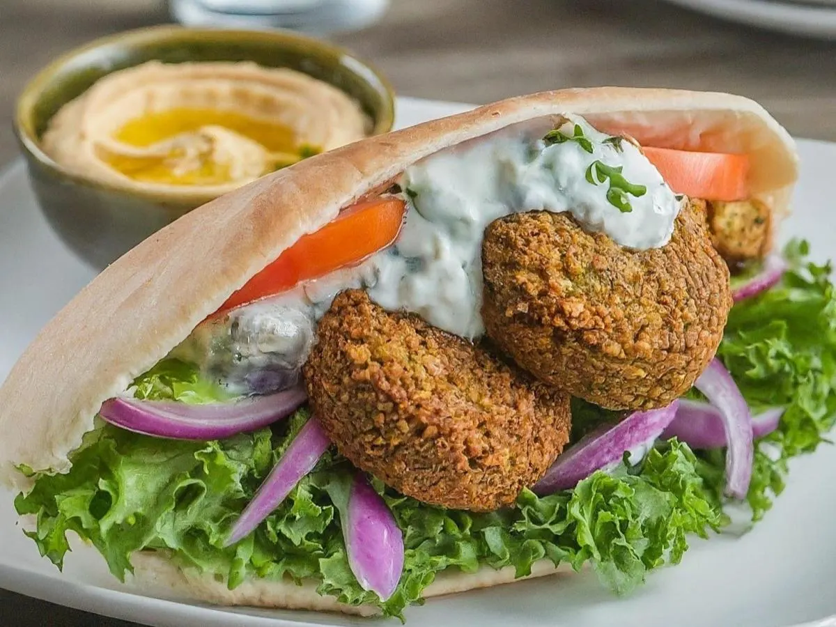 Falafel Gyro Plate Falafel Gyro Plate