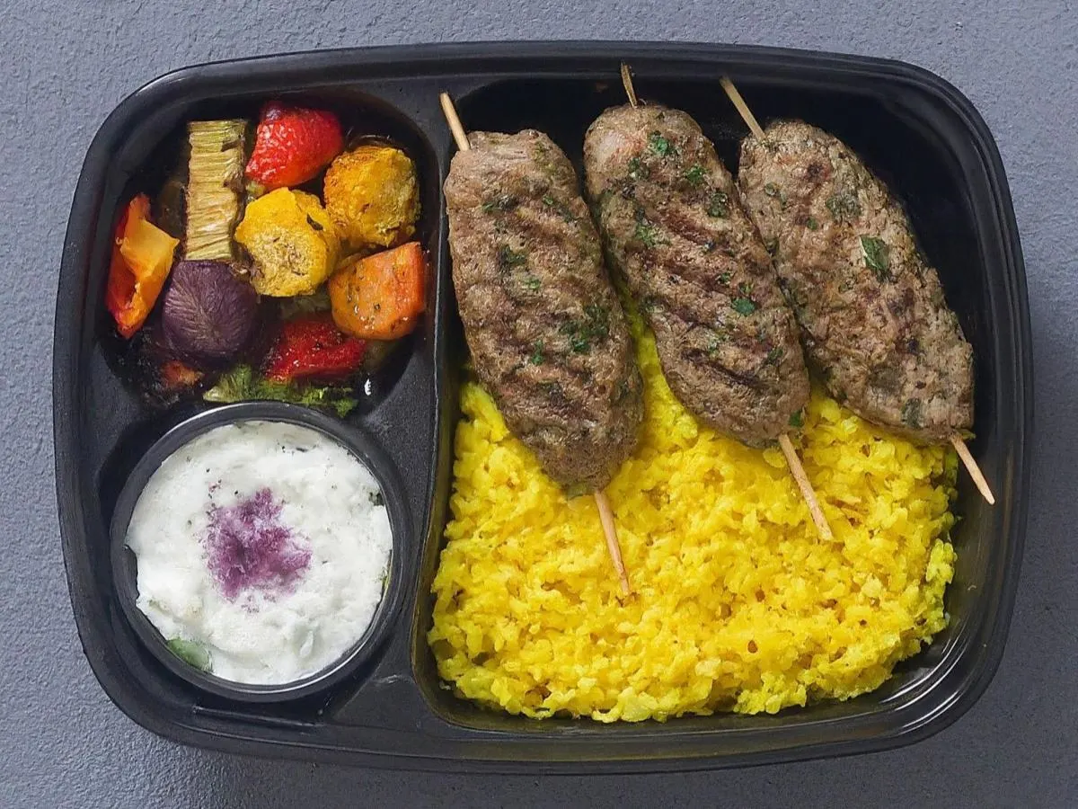 Keftethes (Greek Turkey Meatballs) Plate Keftethes (Greek Turkey Meatballs) Plate